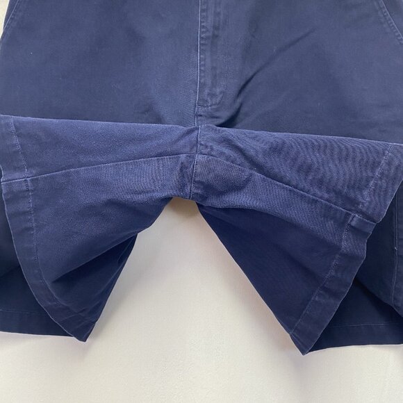 Lauren Ralph Lauren Flat Front Classic Relaxed Fit Chino Shorts Men Sz 18W Navy - Picture 7 of 8